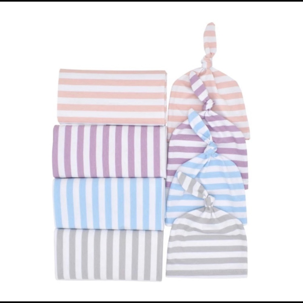 Brand new swaddle sets 4 colors - Picture 2 of 7